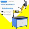 Máquina de roscar automática elétrica servo roscadeira M6-M 300000 pequena de mesa vertical CNC para roscar