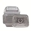 Lonchera Térmica, Apta para Microondas, Caja de Comida de Papel de Aluminio Engrosado, Caja de Empaque para Cortar Frutas, Contenedor de Papel de Aluminio de Grado Alimenticio
