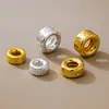 Prata Esterlina S925 Finamente Trabalhada Contas Rodas Quebradas de Gelo 6mm 8mm Contas Espaçadoras Contas Soltas Brilhantes Acessórios para Pulseira DIY