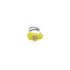 Ear Cuff de Esmalte Frío Colorido Dopamina Coreana y Japonesa Diseño Original de Nicho Forma de Corazón Incrustado de Circonitas Sin Perforación