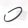 Clipe de faixa de cabelo de diamante completo de linha única Tiara antiderrapante Grampo de cabelo dentado Headwear simples Franja de diamante completa Hairpin Cabelo quebrado Verão