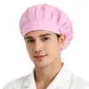 Gorras de taller a prueba de polvo, gorras protectoras transpirables para fábricas de alimentos, gorras ajustables para comedores, catering y cocinas, al por mayor