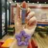 Llavero de Estrella Hueca con Diamantes Completos de Lujo Ligero Estilo Coreano y Japonés, Colgante de Bolso Moderno y de Gama Alta, Accesorio para Llavero de Coche