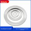 M2.5m3m4m5m6-m 25 304 aço inoxidável dente de dupla face anti-arruela solta luz em forma de borboleta antiderrapante junta de travamento
