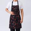Delantal Largo de Chef con Logo Estampado en Delantal para Hombre y Mujer Té con Leche Catering Camarero Cocina Cafetería Tienda de Hot Pot Uso Doméstico