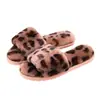 Fábrica Moda Estampa de Leopardo Feminino tpr Solado Grosso Chinelos de Algodão Inverno 2019 Casa Chinelos de Chão Pelúcia Verão