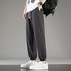 Pantalones Recortados de Verano para Hombre Ajustados de Seda Helada Pantalones Deportivos Pantalones de Pierna Delgada Pantalones Casuales Elásticos de Verano para Hombre 2025