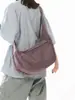 Bolsa de Lona Nueva de Verano Yuezhi 2026, Bolso Cruzado de Gama Alta con Gran Capacidad para Viajes Diarios y Deportes, Versátil Bolso Dumpling