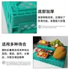 Cesta Plegable de Plástico Cesta de Frutas Caja Giratoria de Verduras Estante Exhibidor para Frutería de Supermercado Estante Soporte de Pie Plástico