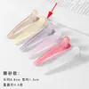 Pinzas Versátiles para Peinar, Pinzas Laterales Esponjosas de Posicionamiento, Pinzas de Pato, Pinzas para Raíz del Cabello Estilo Ins, Pinzas para Maquillaje, Pinzas para Flequillo, Pinzas de Plástico para el Cabello