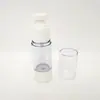 15ml 30ml 50ml Frasco a Vácuo Totalmente Plástico Frasco Borrifador para Amostra Cosmética Pronto para Venda