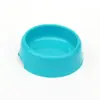 Tigela única para pet, tigela para cachorro, tigela para gato, suprimentos para pet, tigela plástica redonda pequena, universal para água potável, para gatos e cachorros