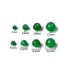 Cuentas redondas de vidrio de gelatina de 4-10 mm, imitación de jade, cuentas sueltas, accesorios para pulseras, collares, joyería, cuentas para manualidades y joyería hecha a mano