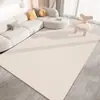 Alfombra Estilo Crema para Sala de Estar Impermeable para Habitación Infantil Área de Lectura Tapete para Gatear Bebé Tapete de Piso de Cuero Limpiar sin Esfuerzo