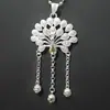 Accesorios de imán para refrigerador de la etnia Miao, piezas estilo chino de fénix y mariposa imitación plata, estilo étnico de plata Miao de nicho, pavo real, área escénica de Guizhou