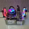 Gabinete de Computador Aberto Transparente de Acrílico DIY Simples para Desktop Suporte de Placa-mã Matx/Itx