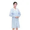 Uniformes de enfermera de alta calidad y manga larga, batas blancas, ropa de trabajo para salones de belleza y uniformes de enfermera de manga corta para farmacias