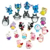Animal Stitch Resina Dibujos Animados Totoro Accesorios DIY Pegamento Crema Cerdo Funda para Teléfono Accesorios para Pasador de Pelo