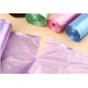 Bolsa de basura punto de ruptura rollo bolsa de basura 20 bolsa de basura plana color bolsa de basura desechable fábrica pin