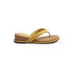 Versión de Piel de Vaca del Mismo Estilo con un Aumento de Altura de 4.5 cm~ Chanclas de Tacón Cuña con Dedos Separados Estilo Vacaciones para Mujer en Verano