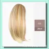 Presilha de alto rabo de cavalo com fivela interna peruca Feminina Cabelo liso curto e leve micro ondulação pequena presilha curta fivela interna rabo de cavalo peruca atacado