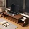 Elevador de Computadora de Escritorio Mesa de Dormitorio Soporte Multifuncional para Laptop Estación de Trabajo Artefacto de Almacenamiento y Organización Multicapa