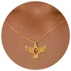 Colar Transfronteiriço Novo de Aço Inoxidável Estrela do Mar Caranguejo Zircônia Moda Feminina Versátil Estrela de Seis Pontas Cauda de Estrela do Mar Corrente para Clavícula
