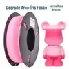 Consumíveis de impressão 3D PLA Matte Rainbow Consumíveis para impressora 3D 1KG PLA Matte Rainbow