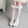 Calcetines Infantiles Misscucudog Primavera y Verano Nuevos Malla Encaje Uno Sin Costuras Lolita Niñas Princesa Caña