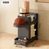 Cesta de Armazenamento para Tapete de Yoga, Carrinho para Sala de Estar em Casa, Rack de Armazenamento para Equipamentos de Fitness, Rack de Armazenamento Plástico Espesso Multifuncional