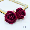 Flor de Veludo Rosa Pérola Flor Artificial de Alto Padrão Rosa Dia dos Namorados Decoração de Salão de Casamento Suporte para Performance de Inauguração