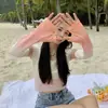 Manga de hielo para mujer, de verano, a prueba de sol, sobremanga, para exteriores, ciclismo, protección UV, protección para brazos, holgada, protección solar, transpirable, fina, transpirable