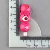 Panda Crema de Fresa Pegamento Accesorios Paleta Hawthorn Confitado Animal de Dibujos Oso Osito Funda para Teléfono Imán para Refrigerador DIY