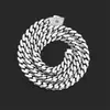 Hip-Hop Europeo y Americano Transfronterizo Collar Cubano Brillante de Oro de 14K Joyería de Moda de Alta Calidad para Hombres Collar Personalizado Personalización