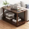 Mesa Pequena, Mesa Lateral de Sofá, Mesa de Centro para Uso Doméstico, Mesa de Cabeceira Móvel para Quarto, Estante de Armazenamento para Apartamentos Pequenos, Uso Simples em Casa Alugada
