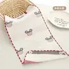 Toalla de Gasa Infantil de Seis Capas 25X50 Algodón Puro Tipo Jacquard para Bebé una Toalla Pequeña Toalla para Babas de Bebé de Guardería