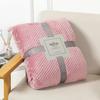 Cobertor de lã coral de malha estilo japonês, manta de inverno de flanela de cor sólida, manta de abacaxi, manta transfronteiriça, lã Bei Bei