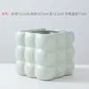 Nuevo macetero cuadrado de cerámica estilo chino, simple y lujoso con un toque de alta gama, adecuado para plantas verdes de interior y plantas en maceta, una pieza decorativa para balcón y sala de estar