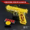 Pistola de Balas Blandas Modelo 15CM Plegable Arena Águila Spider-Man Pistola Pequeña Simulación Niños Juguete Niño Seguridad Ciencia y Educación Accesorios