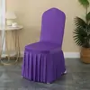 Funda Gruesa Nueva para Silla de Hotel Silla de Comedor para el Hogar Silla Curva Funda para Asiento Funda Universal para Taburete