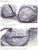 Conjunto de Sujetador Transparente Fino de Encaje de Lujo Europeo y Americano para Mujer, Conjunto de Ropa Interior Transpirable 9188