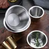 Suministrado Directamente del Fabricante, Taza de Salsa Espesa de Acero Inoxidable 304, Taza Creativa de Condimento de Tomate para Salsas de Estilo Occidental y Filetes