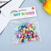 Embalagem com Fecho Argila Macia Fruta Pulseira DIY Contas Soltas Fio para Montar Pulseira Acessórios de Joias Contas Fruta de Argila Macia