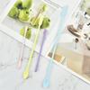 Nueva Cuchara Dosificadora Cosmética, Mini Raspador de Silicona de Doble Punta para Productos de Cuidado de la Piel, Raspador de Mermelada de Aguacate Set de 3 Piezas