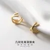 Clip de Oreja de Perla Joyería de Oreja Tejida Diseño de Nicho Ins Clip para Oreja Clavo de Oreja Clip para Cartílago de la Oreja Sin Agujeros en las Orejas Sentido Avanzado Venta al por Mayor