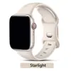 Correa de Silicona para Apple Watch Correa iWatch Deportiva Hebilla Mariposa Pulsera Adecuada para Correa de Apple Watch Correa de Silicona para Reloj