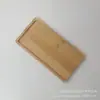 Posavasos de madera de bambú para té, alfombrilla aislante del calor, portavasos antideslizante, posavasos creativo para tazas de café y jugo, bandeja de té, comercio exterior, venta al por mayor