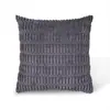 Funda de almohada decorativa para sofá de casa moderna simple, pana, grano de trigo, funda para cojín de respaldo de sofá sin relleno