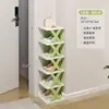 Sapateira Simples, Multicamadas, Doméstica, Pequena, Tridimensional, para Sapatos de Criança, Hall de Entrada, Armário de Sapatos para Dormitório, Multifuncional, Triangular, de Canto
