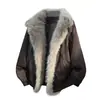 2026 Nova Jaqueta de Algodão Espessa Roupas Quentes Espessas de Algodão Com Veludo Espesso Gola de Pelo Roupa Externa À Prova de Vento Proteção Contra Frio Estilo Casal Não
